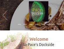 Tablet Screenshot of pacesdockside.com